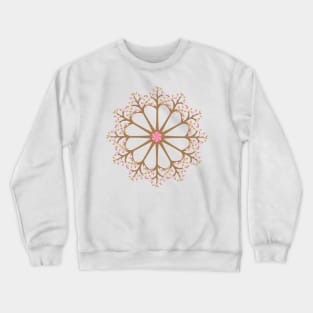 Whimsical Trees | Circle Pattern Crewneck Sweatshirt